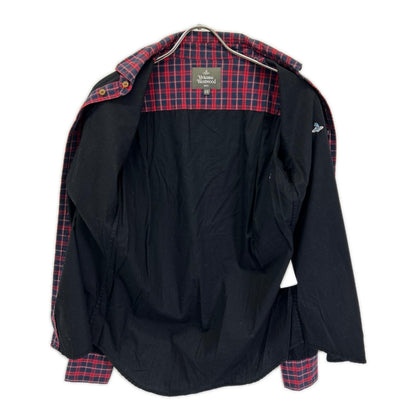 Vivienne Westwood MAN ヴィヴィアンウエストウッドマン ブラック DETAILD CHECK クラシックシャツ トップス