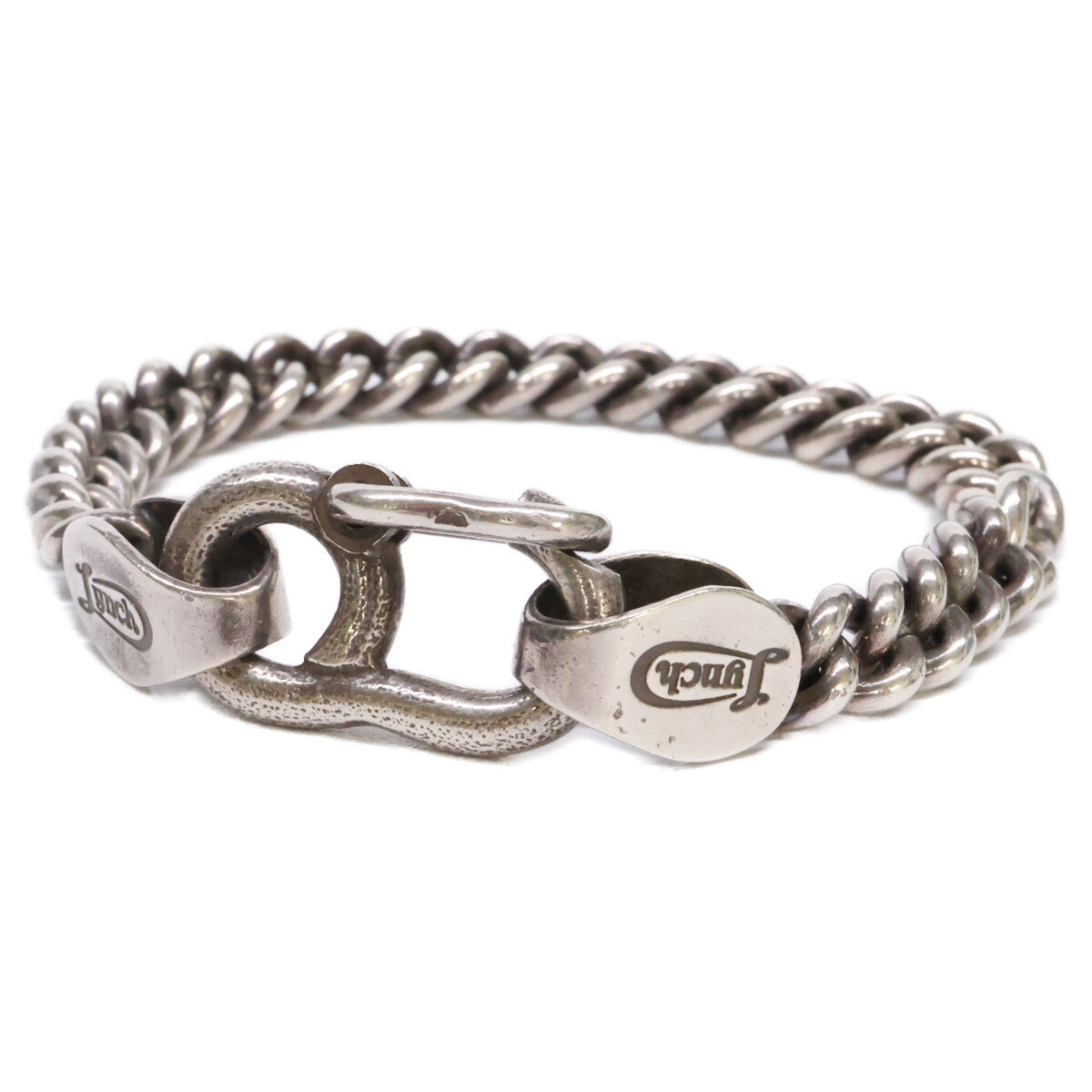 LYNCH SILVERSMITH リンチシルバースミス LNC619 g-HOOK+C350 CHAIN BRACELET+LNC813 End cap チェーン ブレスレット