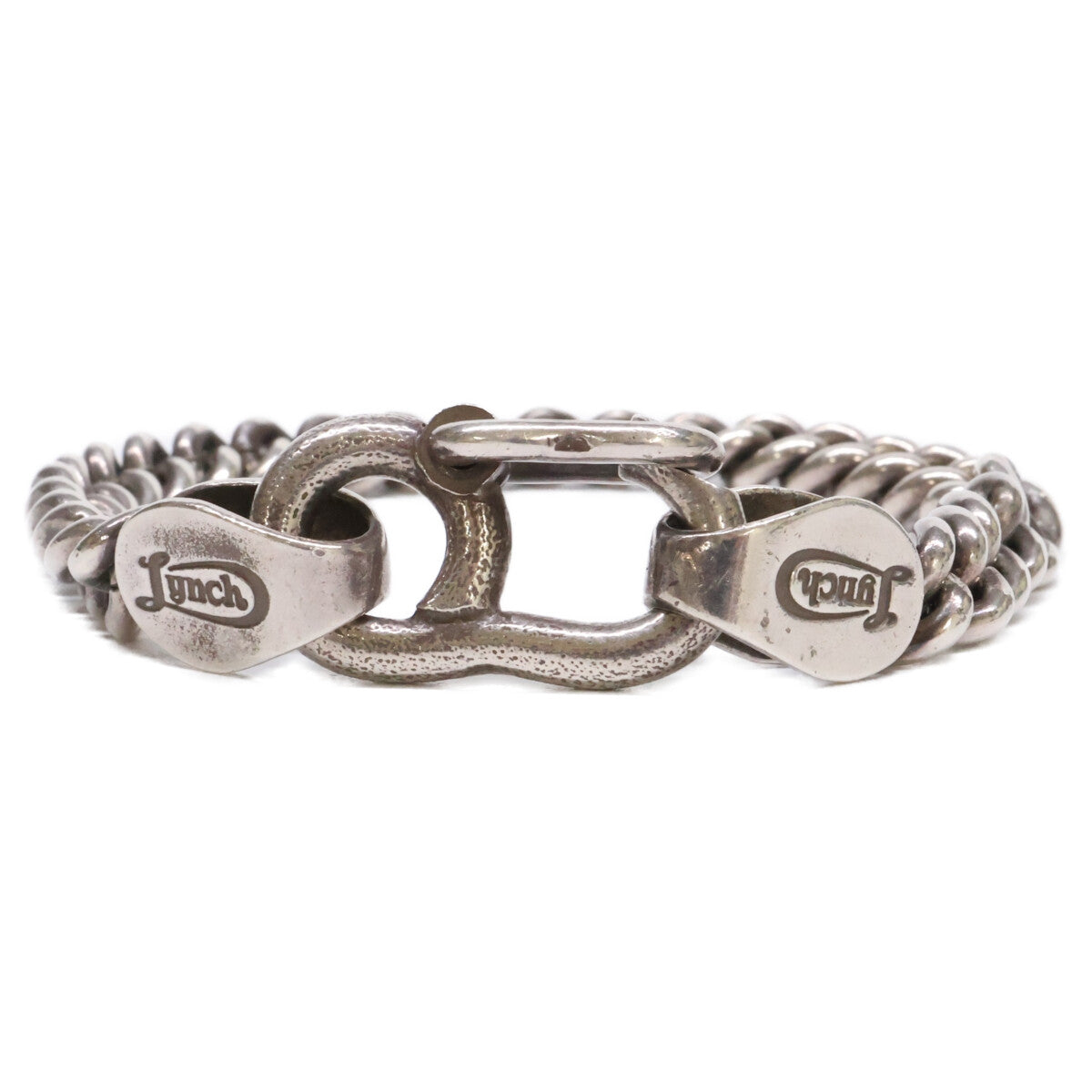LYNCH SILVERSMITH リンチシルバースミス LNC619 g-HOOK+C350 CHAIN BRACELET+LNC813 End cap チェーン ブレスレット