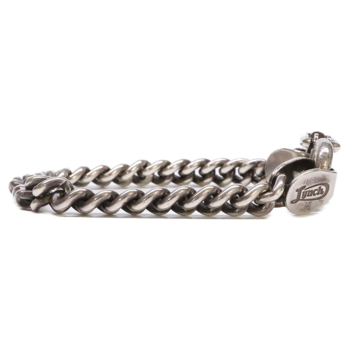 LYNCH SILVERSMITH リンチシルバースミス LNC619 g-HOOK+C350 CHAIN BRACELET+LNC813 End cap チェーン ブレスレット