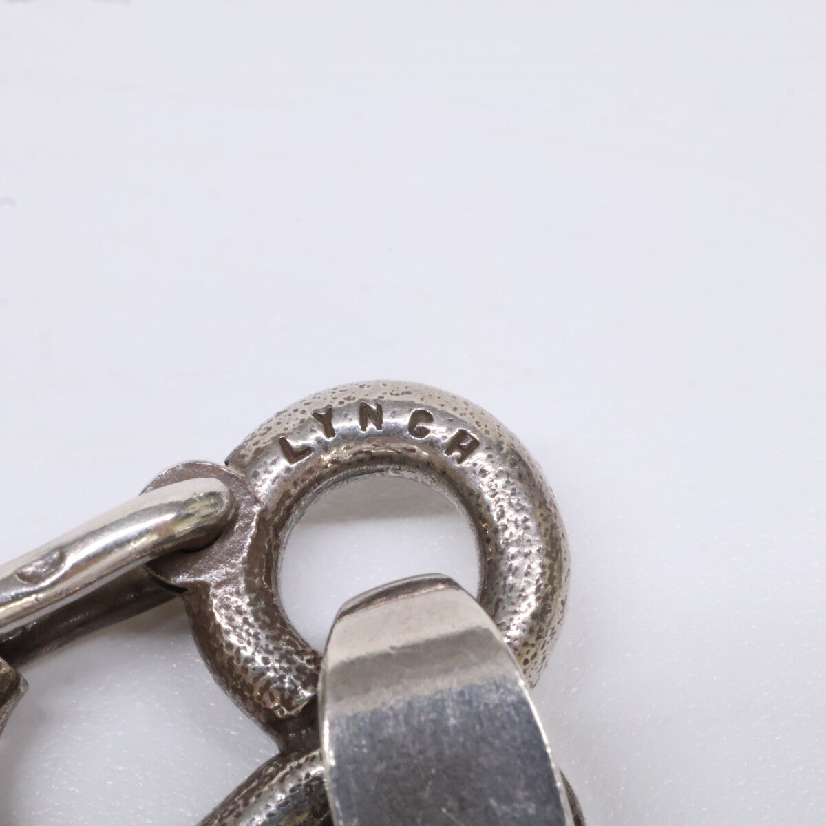 LYNCH SILVERSMITH リンチシルバースミス LNC619 g-HOOK+C350 CHAIN BRACELET+LNC813 End cap チェーン ブレスレット