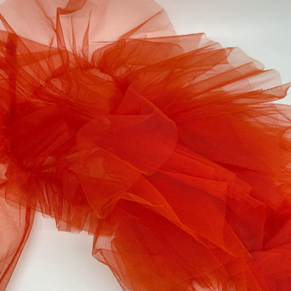 MARGE マージ 1006-0102-313 オレンジ Tulle asymmetric decorative p/o チュールトップス トップス