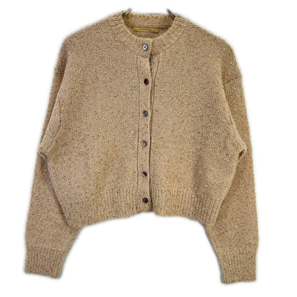カレンソロジー Curensology CL306178ER 23AW ベージュ スパングルショートカーディガン トップス