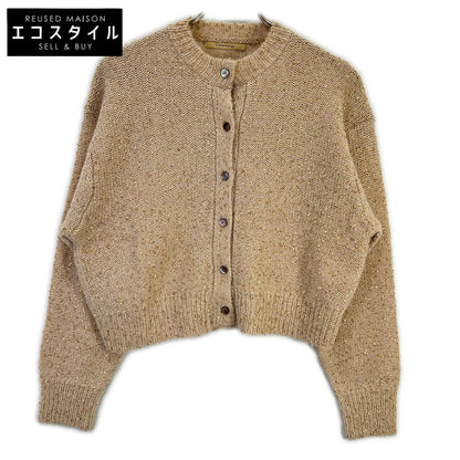 カレンソロジー Curensology CL306178ER 23AW ベージュ スパングルショートカーディガン トップス