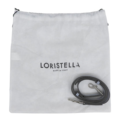 LORISTELLA ロリステッラ 美品 バケツバッグ ハンドバッグ ショルダーバッグ レディース レザー ライトブルー ハンドバッグ