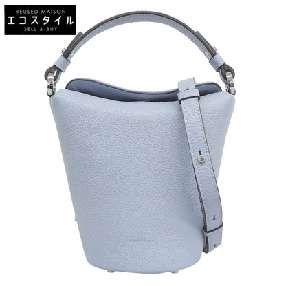 LORISTELLA ロリステッラ 美品 バケツバッグ ハンドバッグ ショルダーバッグ レディース レザー ライトブルー ハンドバッグ