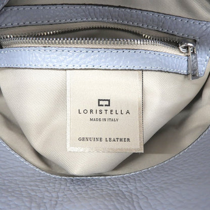 LORISTELLA ロリステッラ 美品 バケツバッグ ハンドバッグ ショルダーバッグ レディース レザー ライトブルー ハンドバッグ