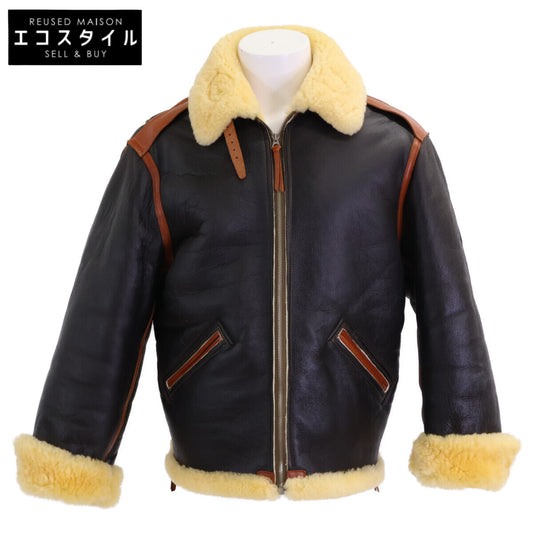 BUZZ RICKSON'S バズリクソンズ 【美品】BR80347 Type B-6 シープスキンｘベジタブルタンニン鞣しホースハイド インターミディエイトゾーン ムートン フライトジャケット ジャケット