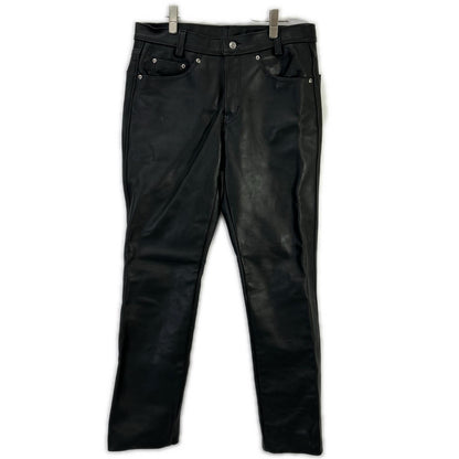 SCHOTT ショット 600US 7449 USA製 ブラック カウステアハイド LEATHER PANTS NEW FIT/レザーパンツ ボトムス
