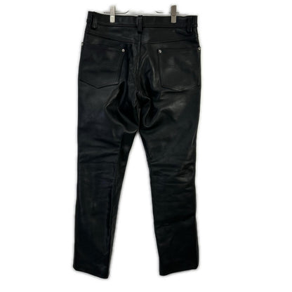 SCHOTT ショット 600US 7449 USA製 ブラック カウステアハイド LEATHER PANTS NEW FIT/レザーパンツ ボトムス