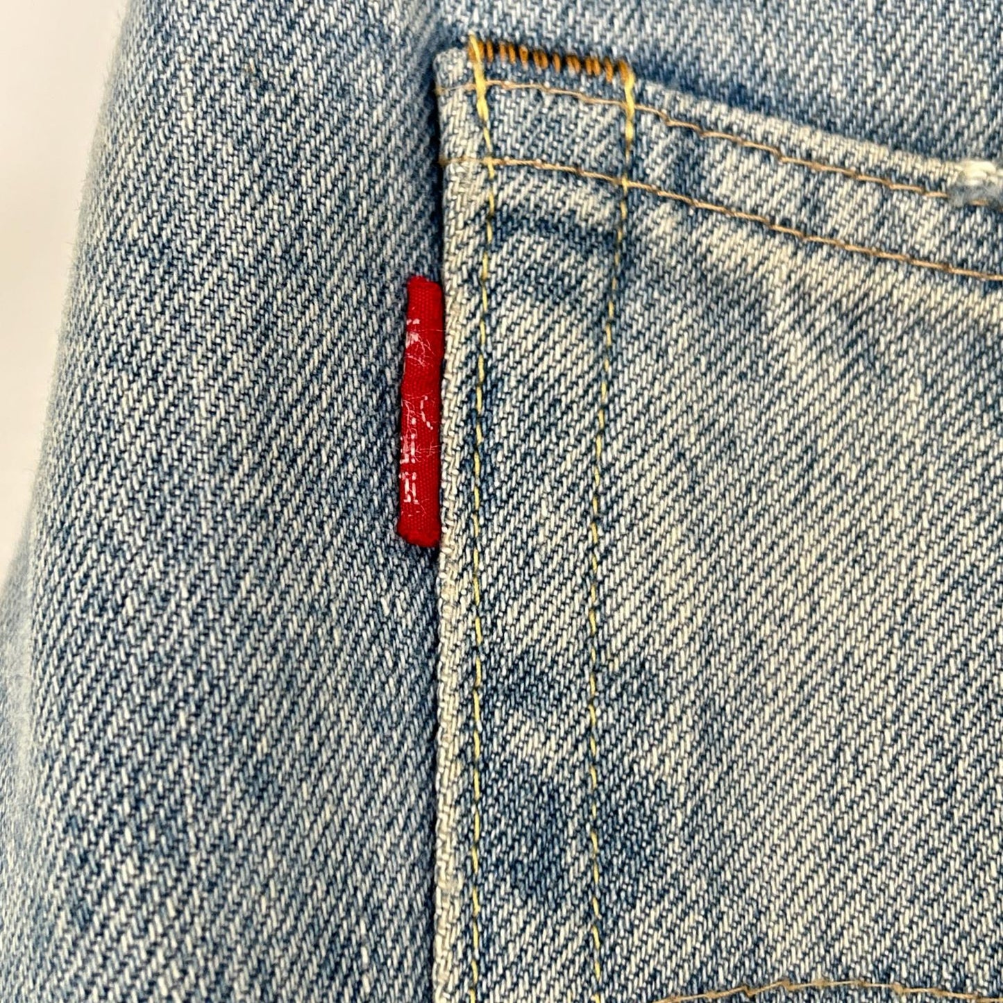 LEVI‘S リーバイス 【LVC】66前期復刻 501XX インディゴ コットン ダメージリペア加工 ボタンフライ デニムパンツ/コーンデニム ボトムス