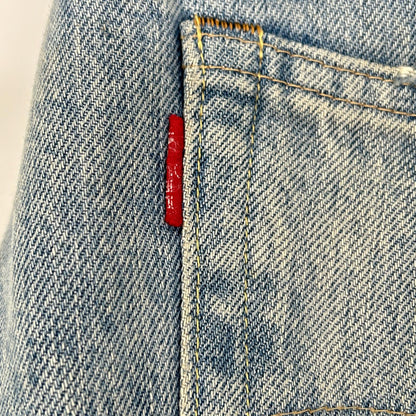 LEVI‘S リーバイス 【LVC】66前期復刻 501XX インディゴ コットン ダメージリペア加工 ボタンフライ デニムパンツ/コーンデニム ボトムス