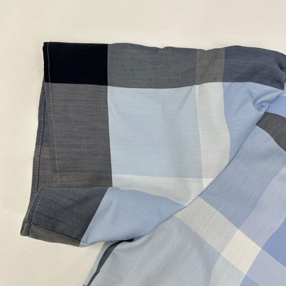 BLUE LABEL CRESTBRIDGE ブルーレーベルクレストブリッジ 24年製 ブルー×ブラック クレストブリッジチェックライトクロッシングツイルコンビドレス ワンピース