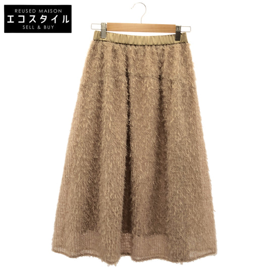 BLUE LABEL CRESTBRIDGE Blue Label Crestbridge 2024 Beige feather tulle skirt bottoms