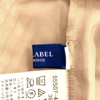 BLUE LABEL CRESTBRIDGE ブルーレーベルクレストブリッジ 24年製 ベージュ フェザーチュールスカート ボトムス