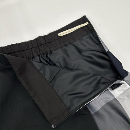 BLUE LABEL CRESTBRIDGE ブルーレーベルクレストブリッジ 24年製 ブラック パーシャルチェックスカート スカート