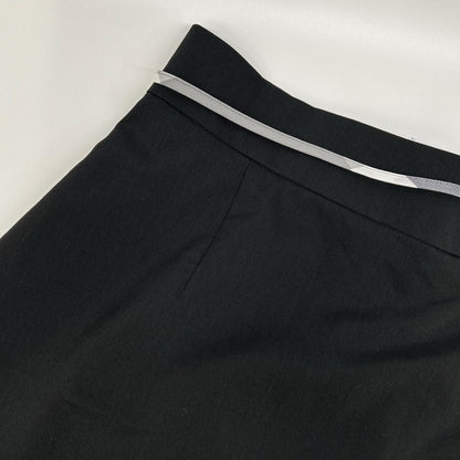 BLUE LABEL CRESTBRIDGE ブルーレーベルクレストブリッジ 24年製 ブラック パーシャルチェックスカート スカート