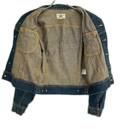 RRL ダブルアールエル JR-RS-NM-4101 インディゴ コットン メタルロゴボタン 101Type デニムトラッカージャケット ジャケット