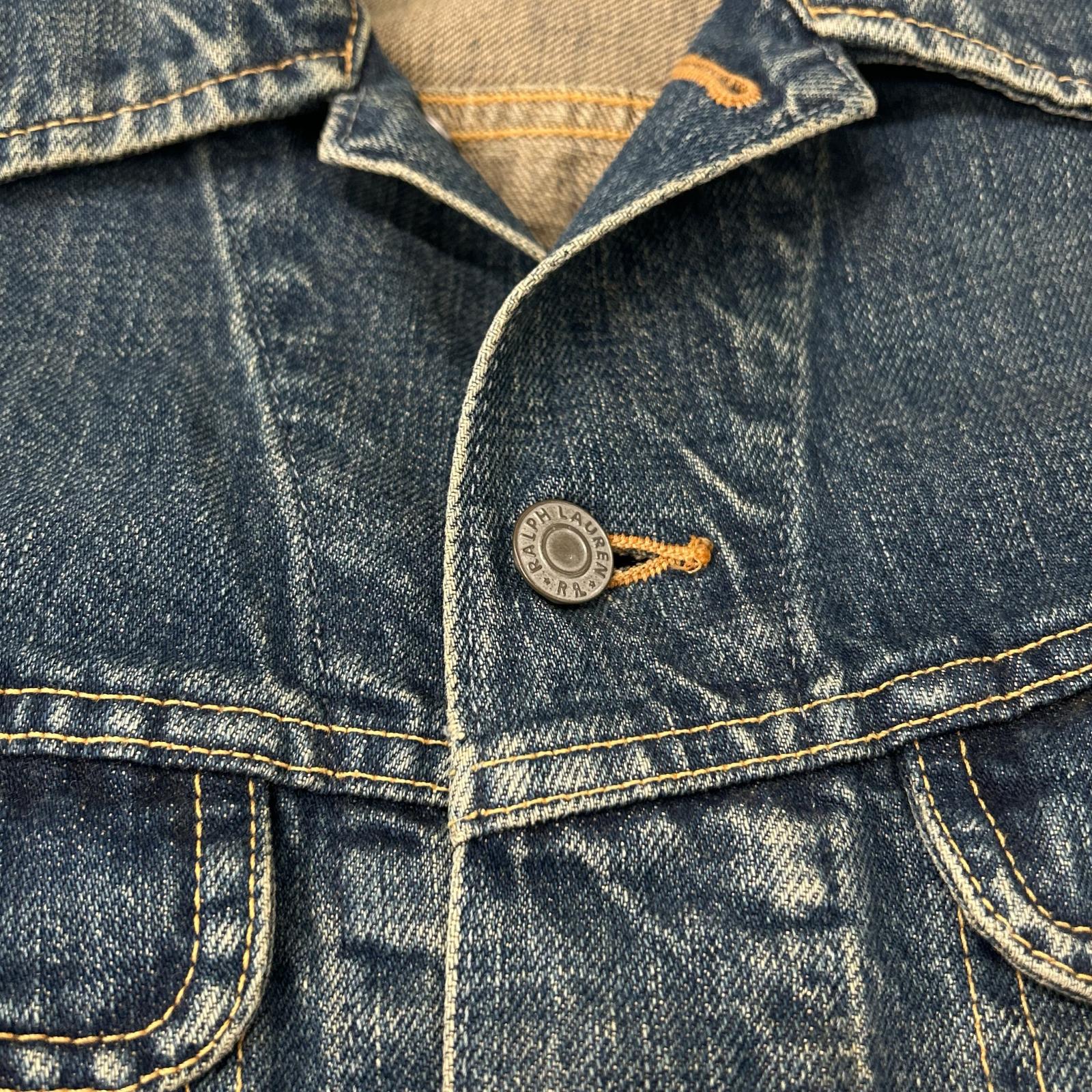 RRL ダブルアールエル JR-RS-NM-4101 インディゴ コットン メタルロゴボタン 101Type デニムトラッカージャケット ジャケット
