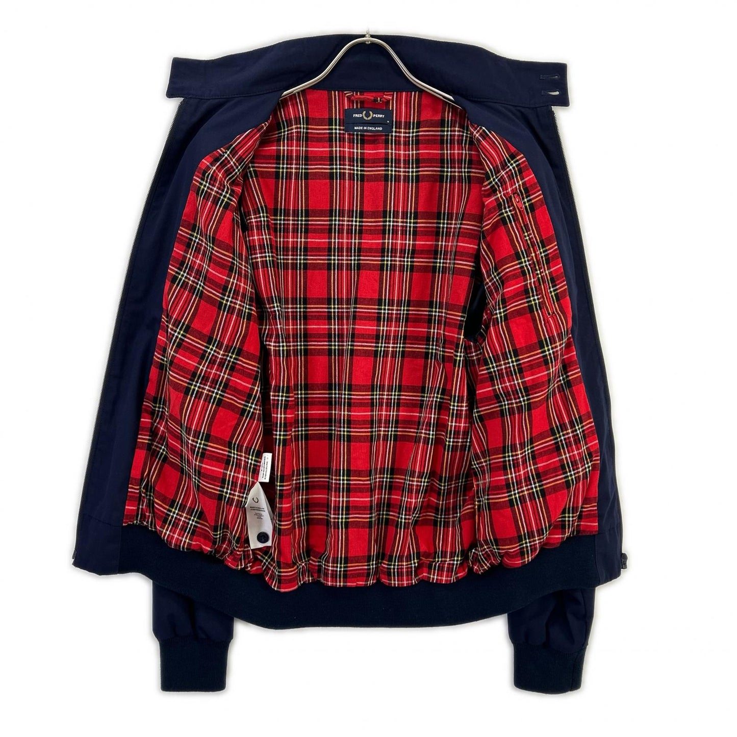 FRED PERRY フレッドペリー J7320 ネイビー Made In England Harrington Jacket/ハリントンジャケット ジャケット