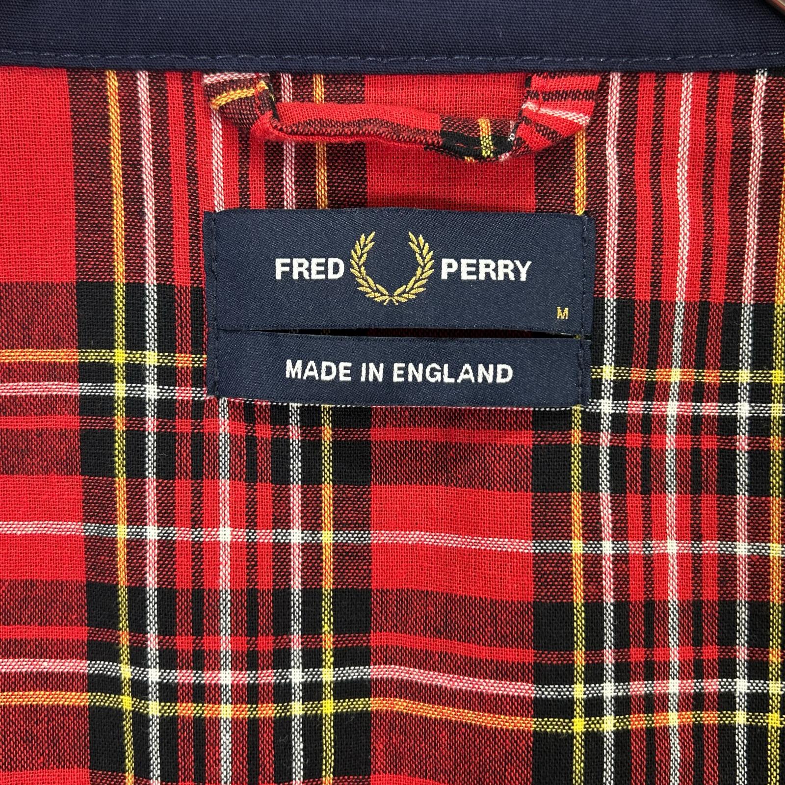 FRED PERRY フレッドペリー J7320 ネイビー Made In England Harrington Jacket/ハリントンジャケット ジャケット