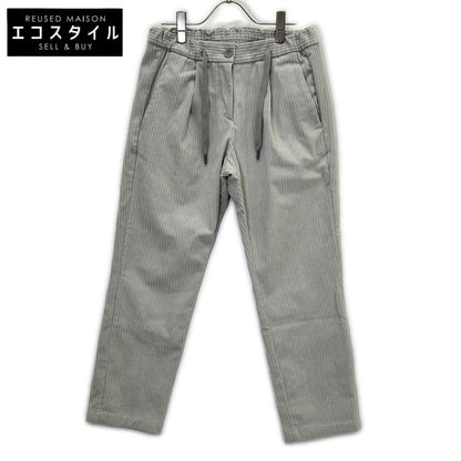 HERNO Herno [Laminar] Tight Gray Stretch Pleated Easy Pants