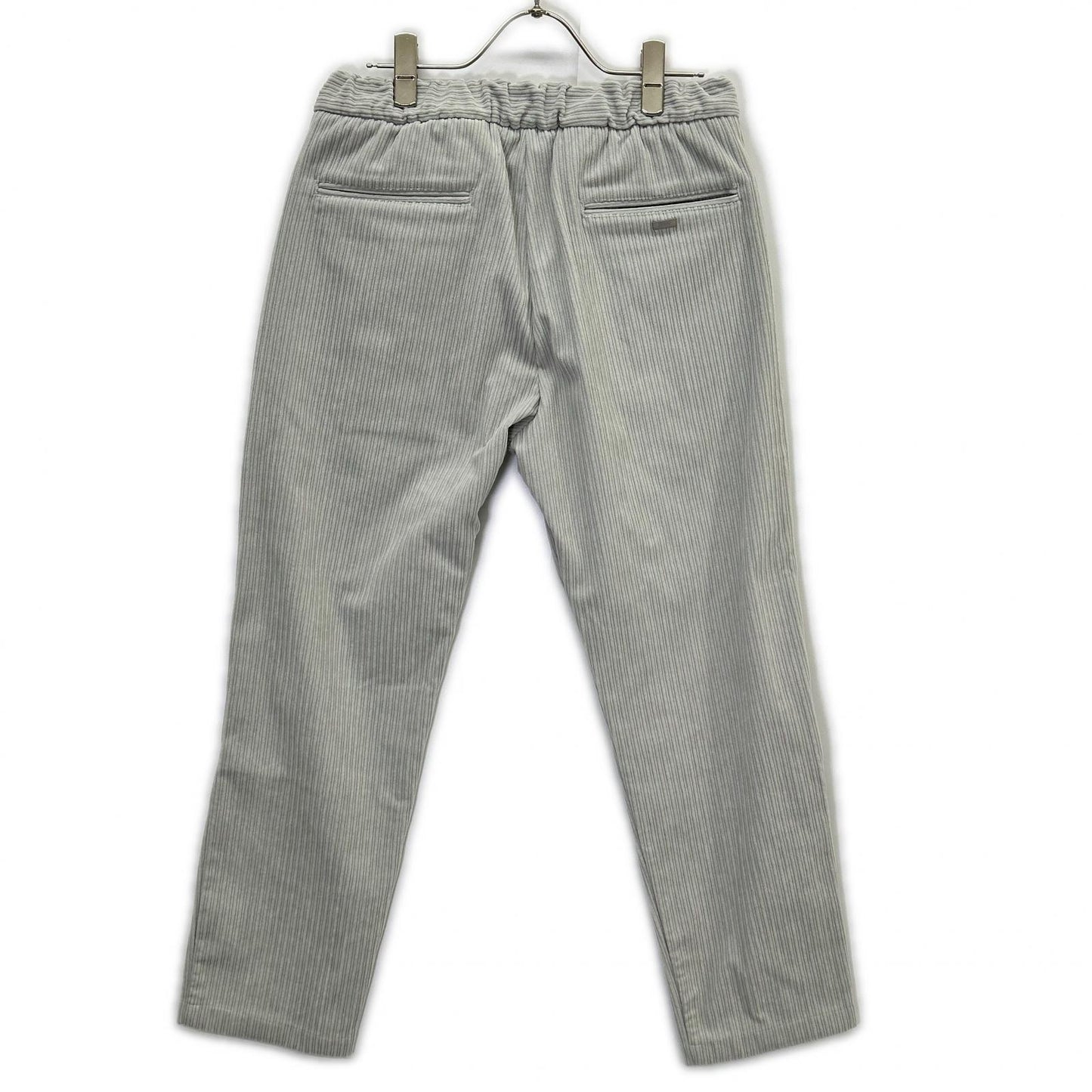 HERNO Herno [Laminar] Tight Gray Stretch Pleated Easy Pants