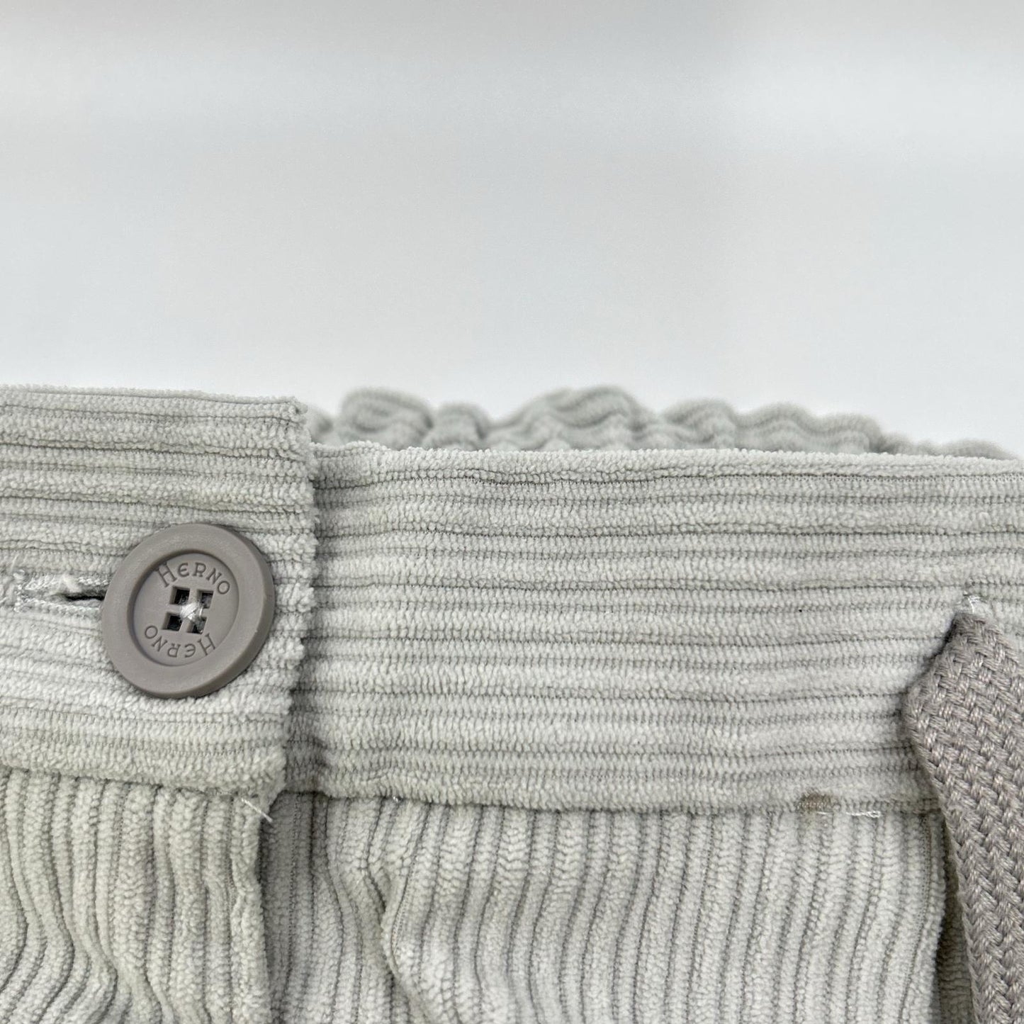HERNO Herno [Laminar] Tight Gray Stretch Pleated Easy Pants