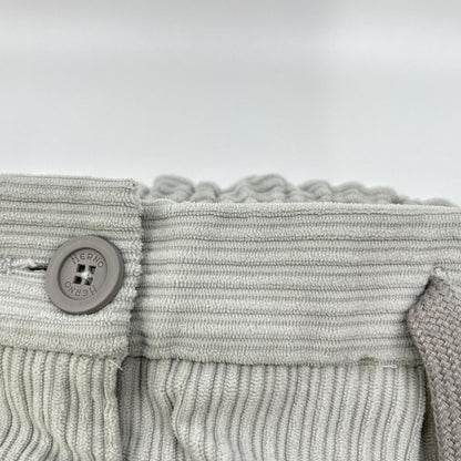 HERNO Herno [Laminar] Tight Gray Stretch Pleated Easy Pants
