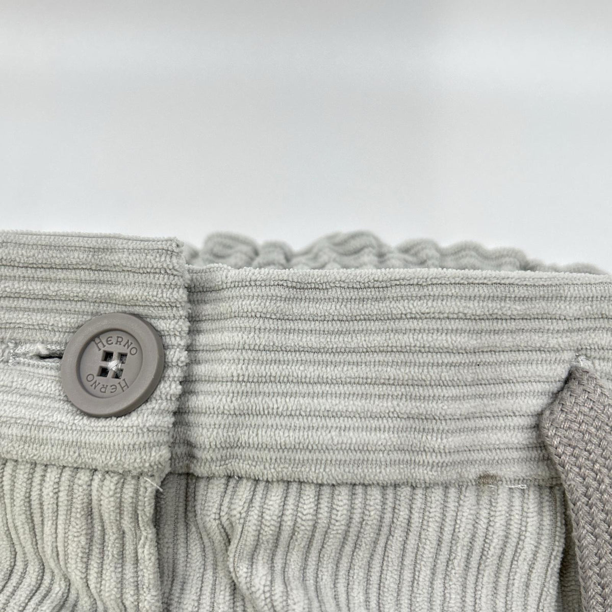HERNO Herno [Laminar] Tight Gray Stretch Pleated Easy Pants