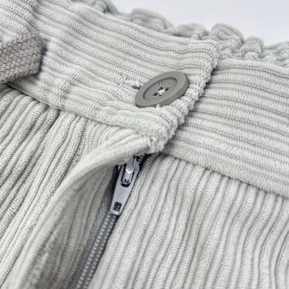 HERNO Herno [Laminar] Tight Gray Stretch Pleated Easy Pants