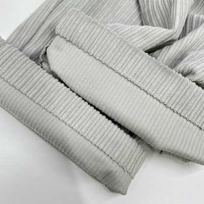 HERNO Herno [Laminar] Tight Gray Stretch Pleated Easy Pants
