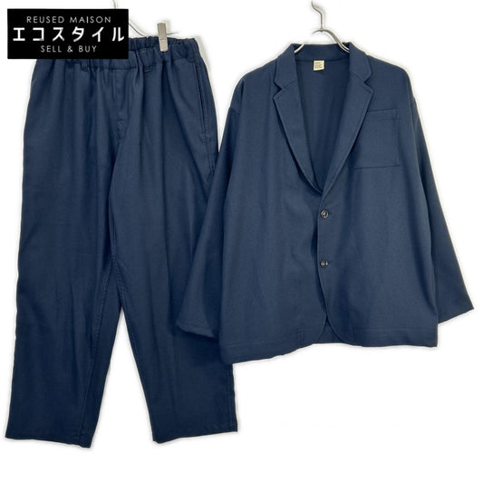 RELAX FIT Relax Fit navy RELAX FIT STA-PREST GOOD JACKET & SLACKS suit set