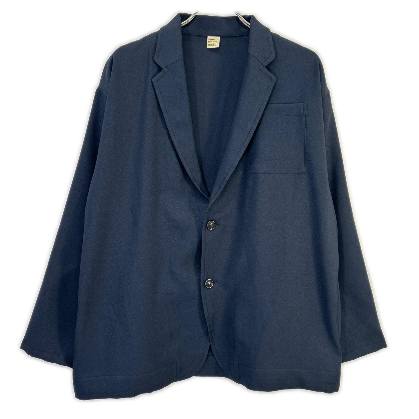 RELAX FIT リラックスフィット ネイビー RELAX FIT STA-PREST GOOD JACKET&SLACKS スーツ セットアップ