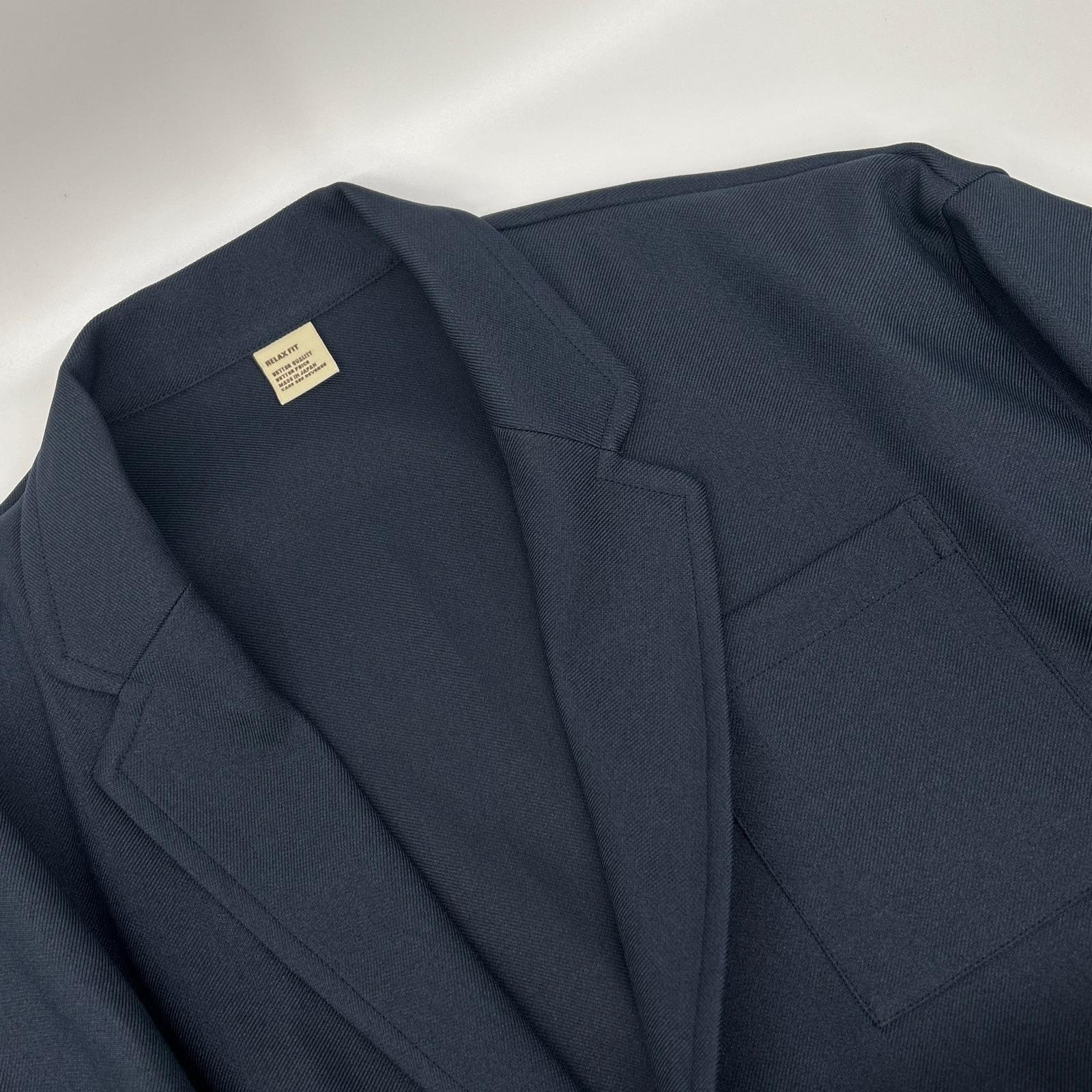 RELAX FIT Relax Fit navy RELAX FIT STA-PREST GOOD JACKET & SLACKS suit set