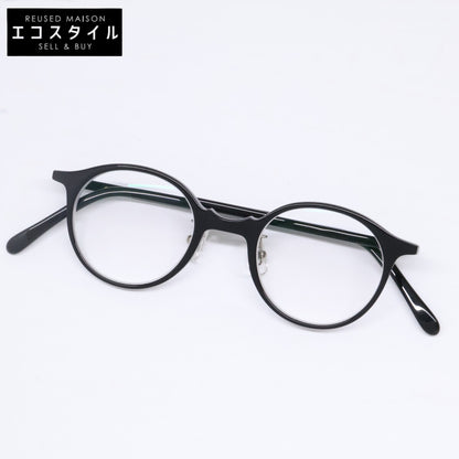 HAKUSAN MEGANE 白山眼鏡店 【美品】BOSTON-N B8 度入りレンズ ボストンシェイプ メガネフレーム 眼鏡