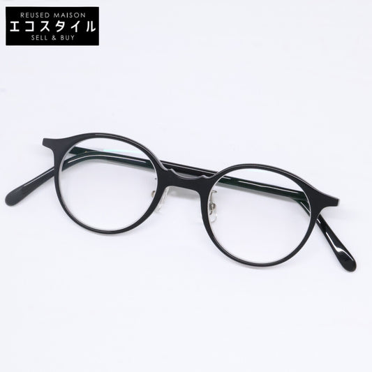 HAKUSAN MEGANE 白山眼鏡店 【美品】BOSTON-N B8 度入りレンズ ボストンシェイプ メガネフレーム 眼鏡