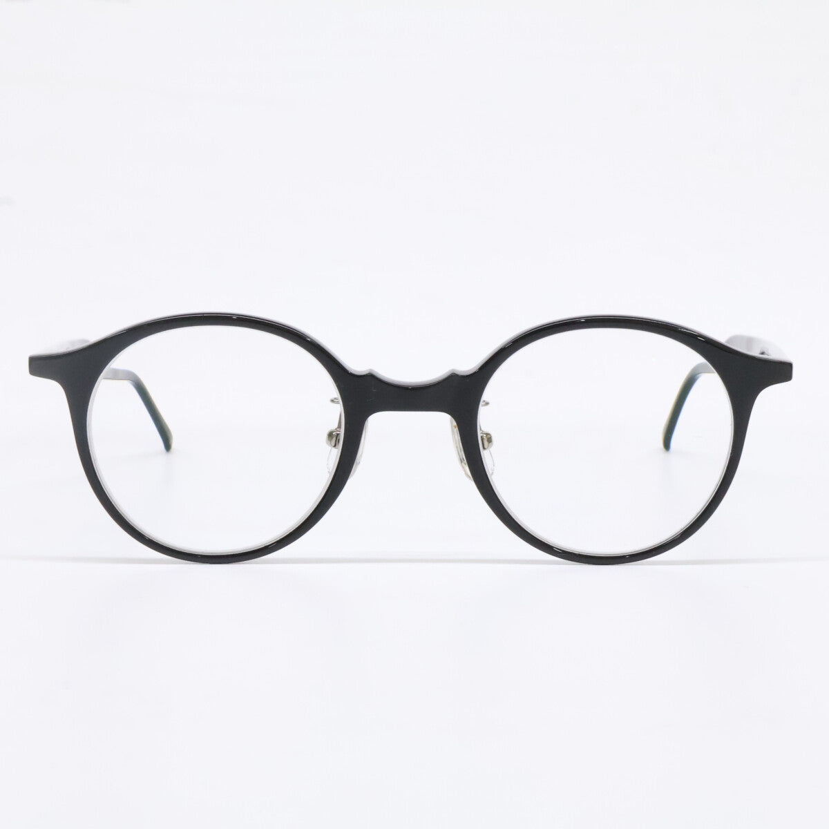HAKUSAN MEGANE 白山眼鏡店 【美品】BOSTON-N B8 度入りレンズ ボストンシェイプ メガネフレーム 眼鏡