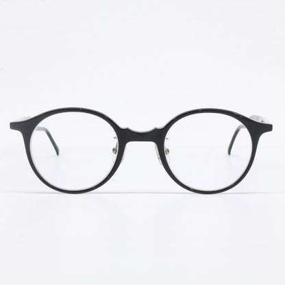 HAKUSAN MEGANE 白山眼鏡店 【美品】BOSTON-N B8 度入りレンズ ボストンシェイプ メガネフレーム 眼鏡