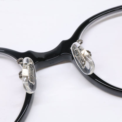 HAKUSAN MEGANE 白山眼鏡店 【美品】BOSTON-N B8 度入りレンズ ボストンシェイプ メガネフレーム 眼鏡