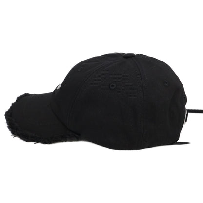 JACQUEMUS ジャックムス 【新品同様】26SS ACU00452AW00092-990 LA CASQUETTE ARTICHAUT メタルロゴ コットン フリンジ加工 ドローコード ベースボールキャップ 帽子