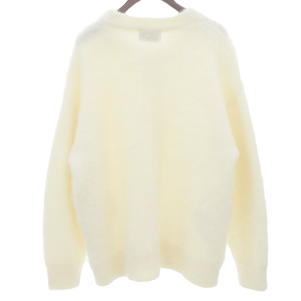CLANE クラネ 美品 MOHAIR LOOSE KNIT CARDIGAN トップス レディース ホワイト 1 24AW トップス