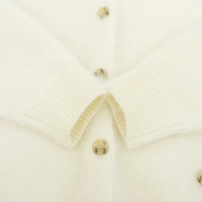 CLANE クラネ 美品 MOHAIR LOOSE KNIT CARDIGAN トップス レディース ホワイト 1 24AW トップス