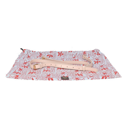 JAMIN PUECH ジャマンピュエッシュ 【美品】ラフィア フラワー 2WAYショルダー ハンドバッグ