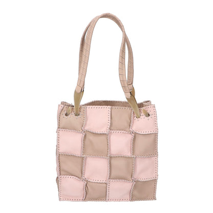 JAMIN PUECH ジャマンピュエッシュ 【美品】HONU オヌ パッチワークレザー スクエア ミニ ハンドバッグ