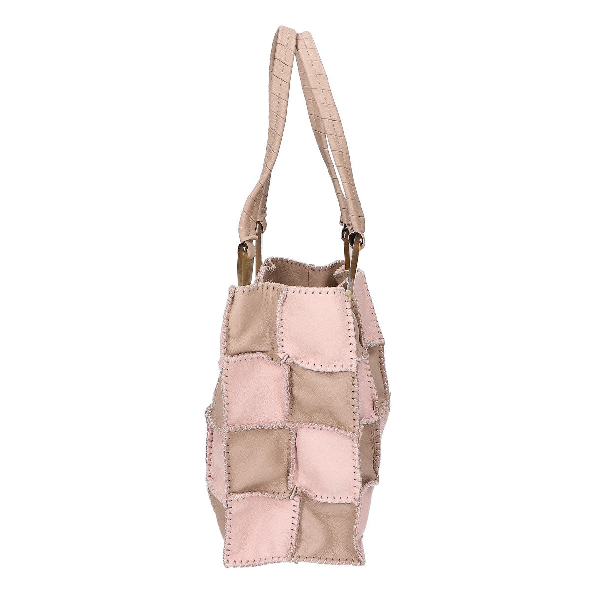 JAMIN PUECH ジャマンピュエッシュ 【美品】HONU オヌ パッチワークレザー スクエア ミニ ハンドバッグ