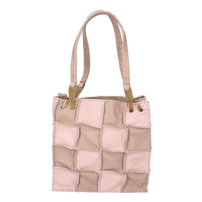 JAMIN PUECH ジャマンピュエッシュ 【美品】HONU オヌ パッチワークレザー スクエア ミニ ハンドバッグ