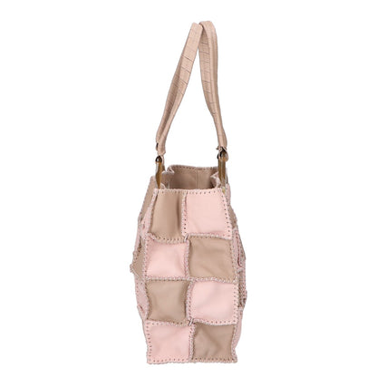 JAMIN PUECH ジャマンピュエッシュ 【美品】HONU オヌ パッチワークレザー スクエア ミニ ハンドバッグ