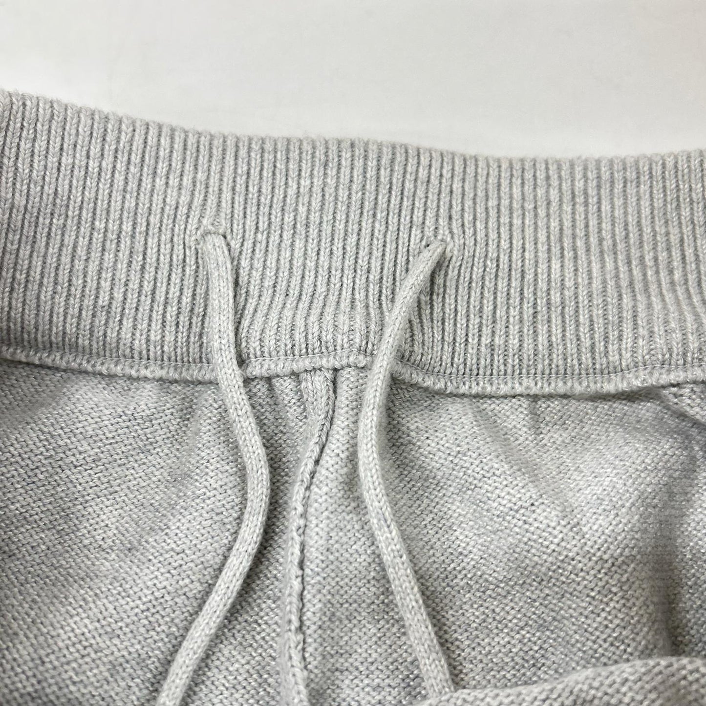 Coohem gray COLOR MIX COTTON SILK PANTS, bottoms