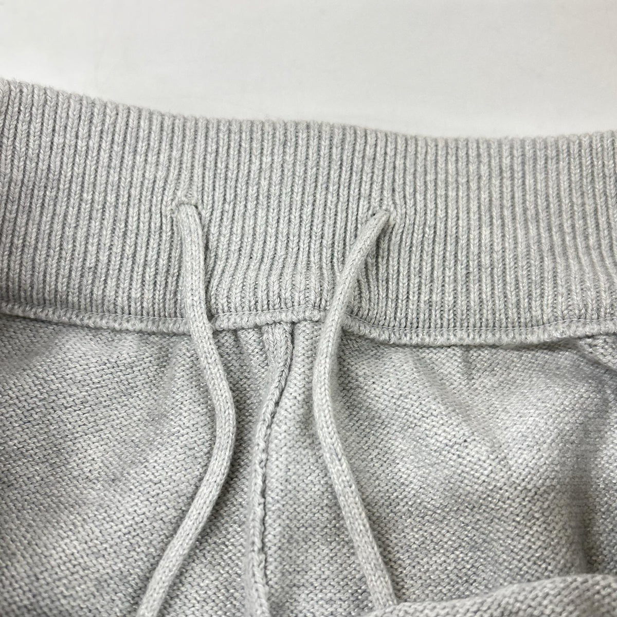 Coohem gray COLOR MIX COTTON SILK PANTS, bottoms